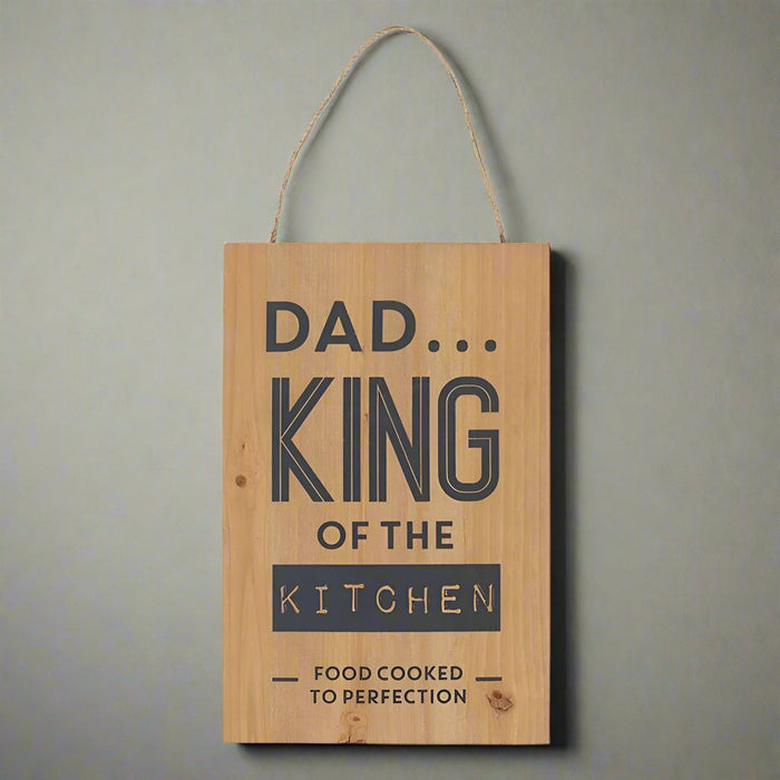 30cm King of the Kitchen Hanging Sign - The Gift Cabin UK