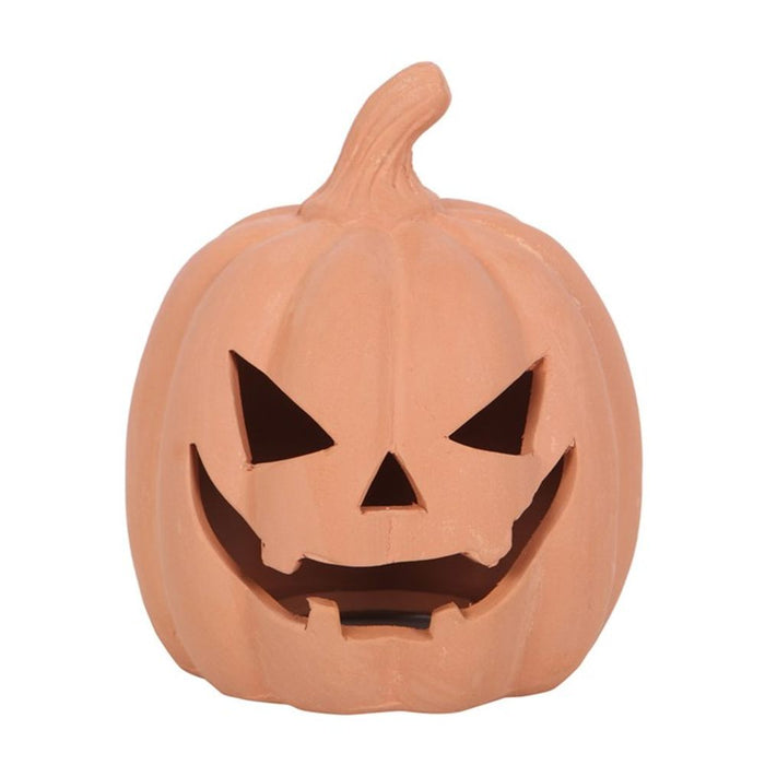 12.5cm Terracotta Pumpkin Ornament - The Gift Cabin UK