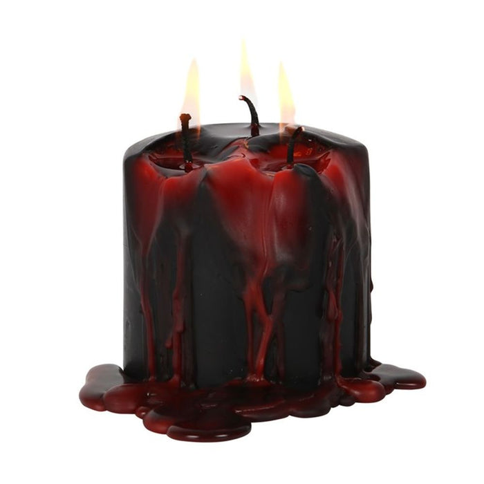 Small Vampire Blood Pillar Candle - The Gift Cabin UK