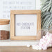 Hot Chocolate Station Wooden Sign - The Gift Cabin UK