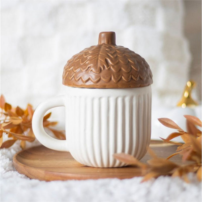 Autumn Acorn Shaped Mug - The Gift Cabin UK