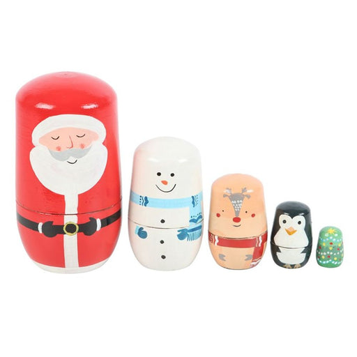 Christmas Russian Nesting Doll Set - The Gift Cabin UK