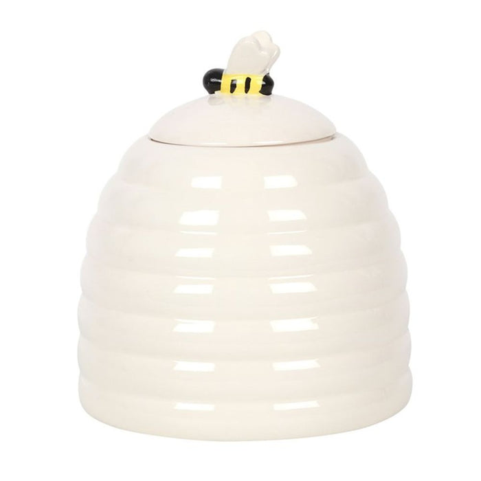 Bee Happy Ceramic Storage Jar - The Gift Cabin UK