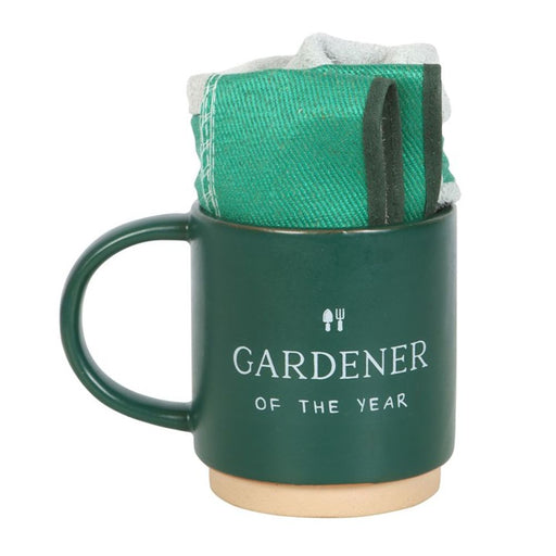 Gardener of the Year Mug and Glove Set - The Gift Cabin UK