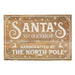 30cm Santa's Workshop Wall Plaque - The Gift Cabin UK