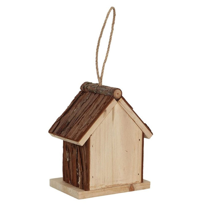 Wood Bark Bird House - The Gift Cabin UK