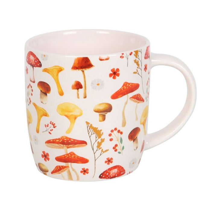 All Over Mushroom Print Mug - The Gift Cabin UK