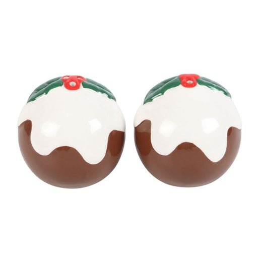 Christmas Pudding Salt and Pepper Shakers - The Gift Cabin UK