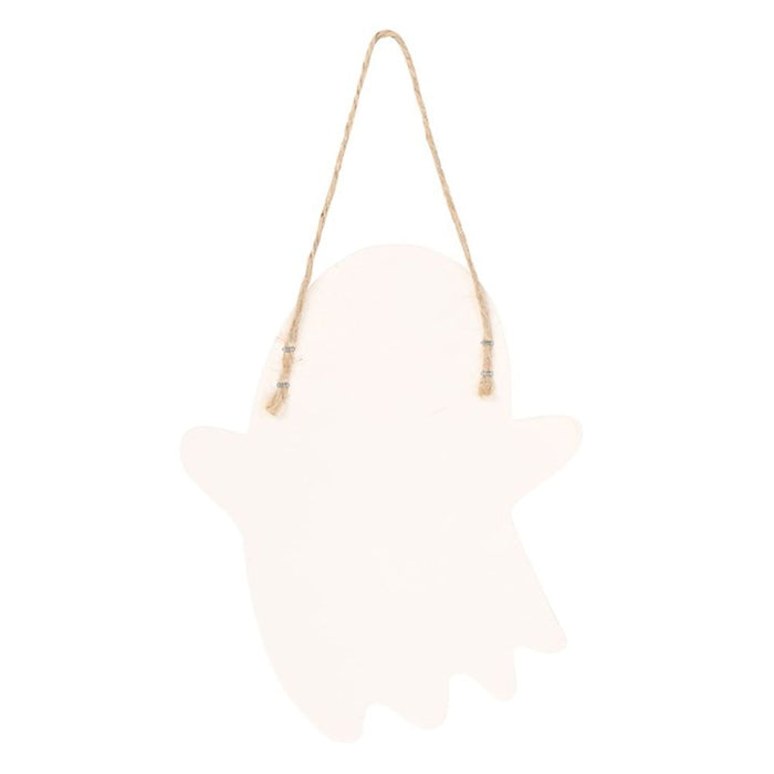 20cm Ghost Shaped Hanging Sign - The Gift Cabin UK