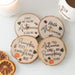 Hello Autumn Wood Slice Coaster Set - The Gift Cabin UK