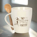 My Broomstick Runs on Coffee Mug and Spoon Set - The Gift Cabin UK