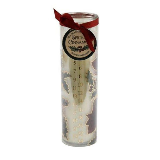 20cm Poinsettia Advent Tube Candle - The Gift Cabin UK