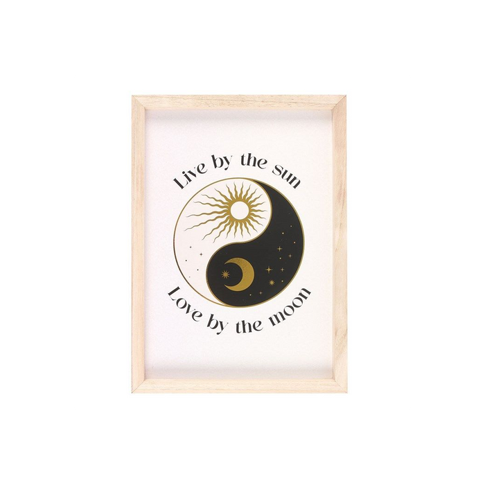 Yin Yang Framed Wall Art Print - The Gift Cabin UK