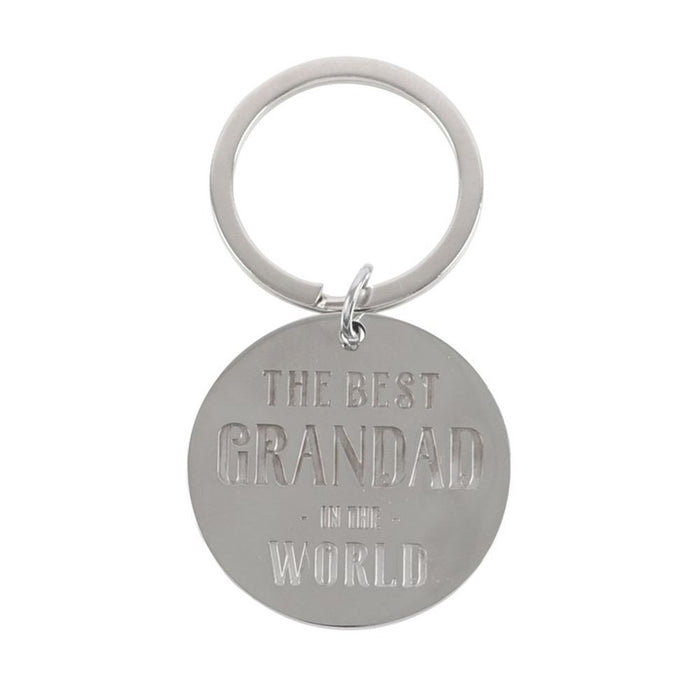 Best Grandad in the World Keyring - The Gift Cabin UK