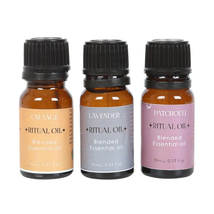 Set of 3 Stress Less Ritual Blended Essential Oils - The Gift Cabin UK