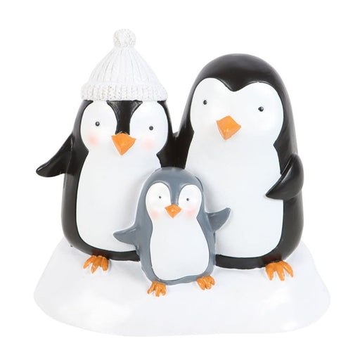 Penguin Family Resin Ornament - The Gift Cabin UK