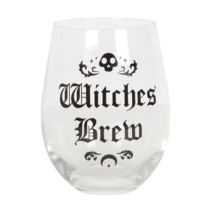 Witches Brew Stemless Wine Glass - The Gift Cabin UK