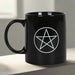 Pentagram Black Mug - The Gift Cabin UK