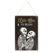 Love You To Death Hanging Metal Sign - The Gift Cabin UK