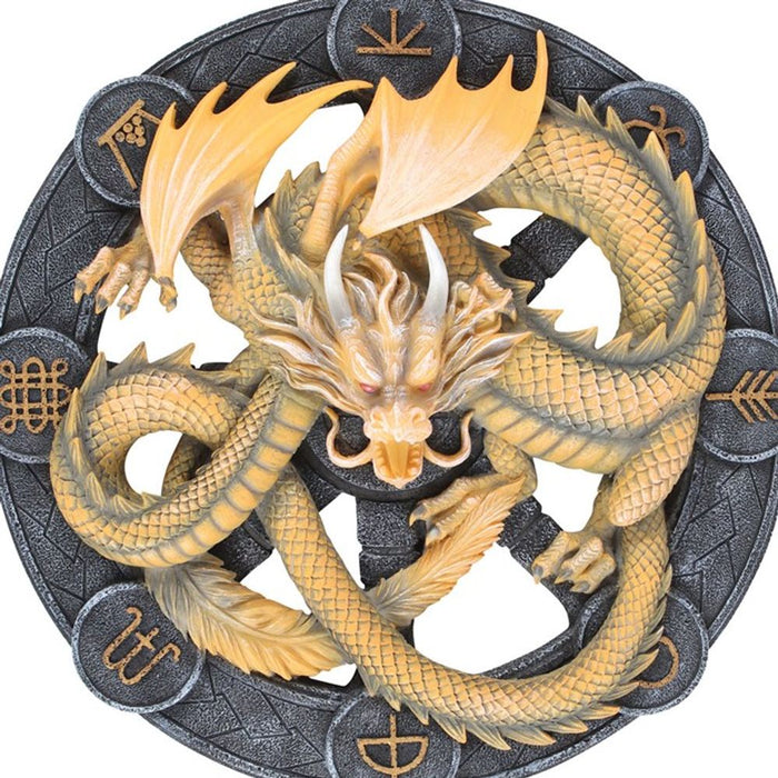 Imbolc Dragon Resin Wall Plaque by Anne Stokes - The Gift Cabin UK