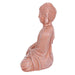 Terracotta Effect 52cm Sitting Garden Buddha - The Gift Cabin UK