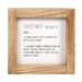 Christmas Definition Wooden Sign - The Gift Cabin UK