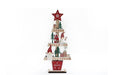 29.5cm Wooden Gonk Tree Standing Decoration - The Gift Cabin UK