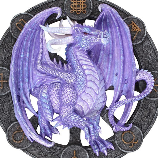 Samhain Dragon Resin Wall Plaque by Anne Stokes - The Gift Cabin UK