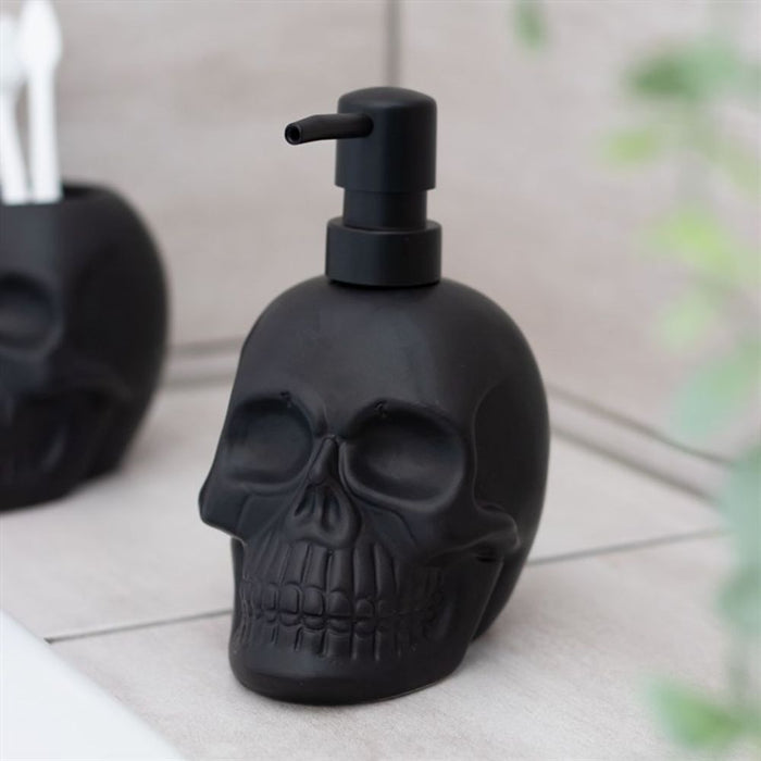 Black Skull Soap Dispenser - The Gift Cabin UK