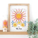 The Sun Celestial Framed Wall Print - The Gift Cabin UK