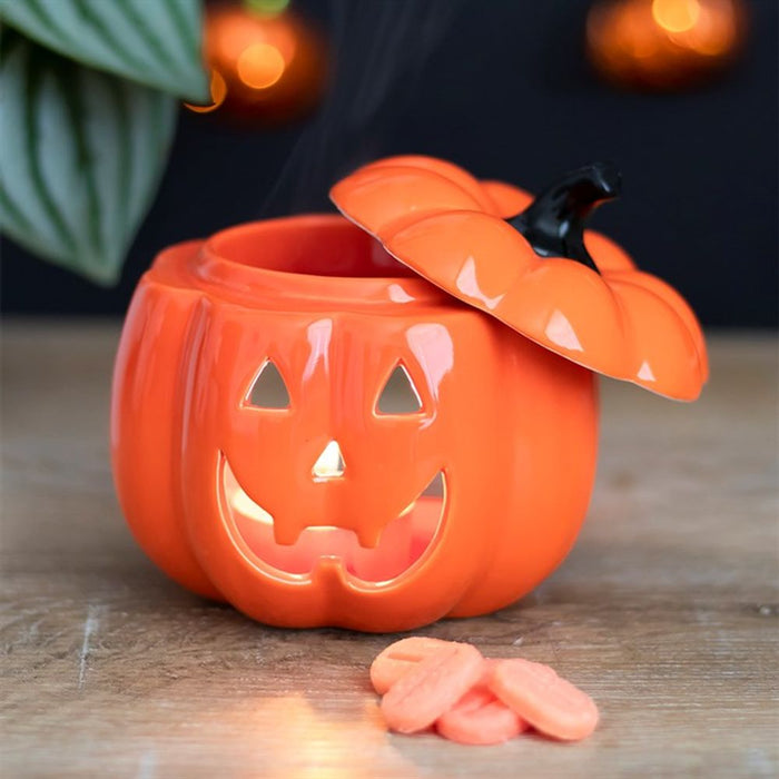 Orange Jack-O-Lantern Oil Burner - The Gift Cabin UK