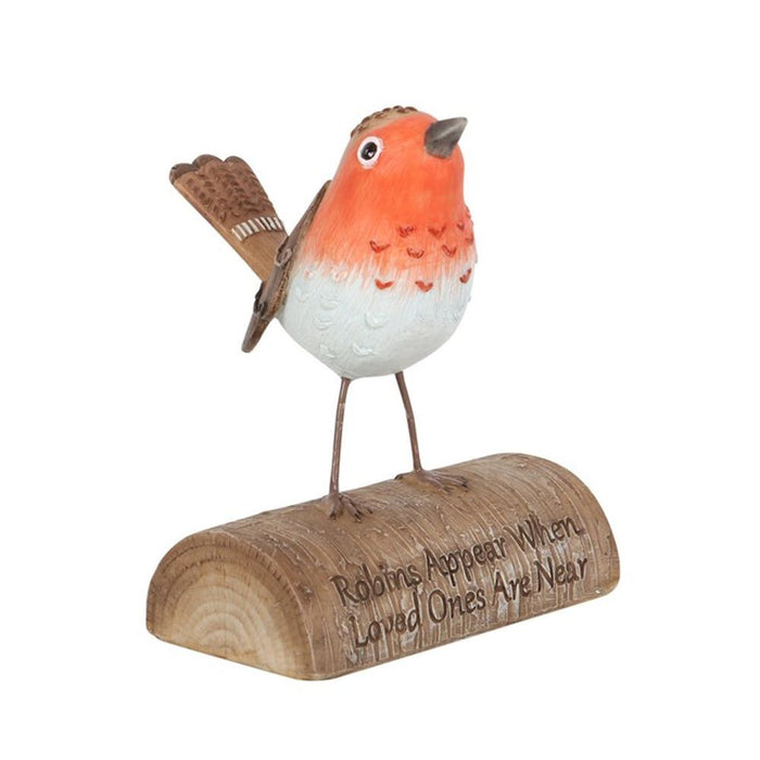 Robins Appear Resin Ornament - The Gift Cabin UK