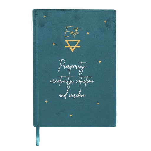 Earth Element Velvet A5 Notebook - The Gift Cabin UK