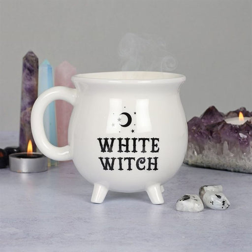 White Witch Cauldron Mug - The Gift Cabin UK