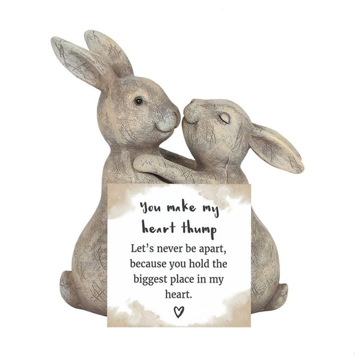 You Make My Heart Thump Bunny Ornament - The Gift Cabin UK