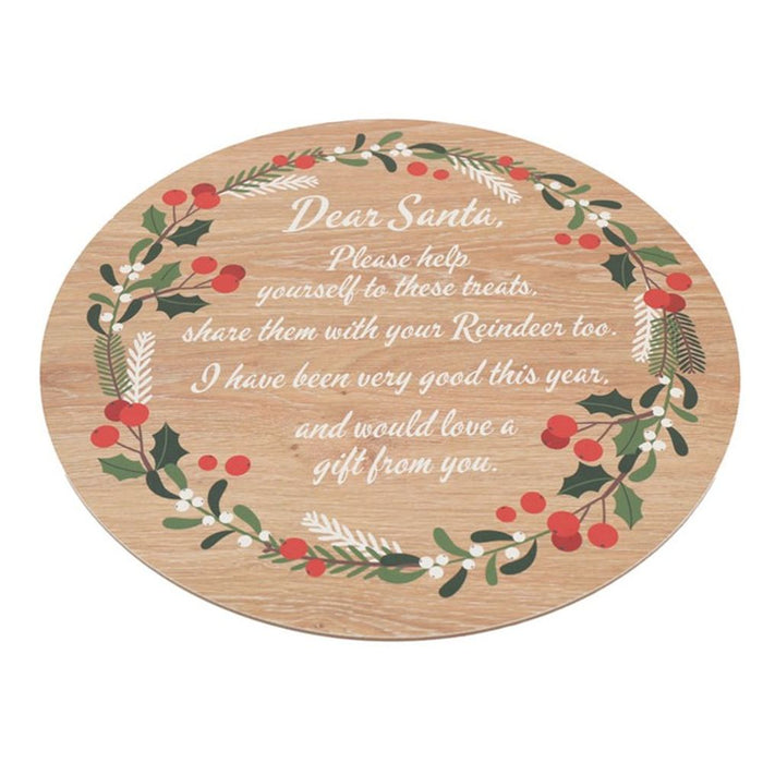 Treats for Santa Serving Plate - The Gift Cabin UK