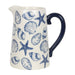 17cm Seashell Ceramic Flower Jug - The Gift Cabin UK