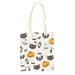 Spooky Cat and Pumpkin Print Polycotton Tote Bag - The Gift Cabin UK